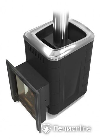 Печь для бани на газу TMF Уренгой Мини 2018 Inox БСЭ антрацит в Нефтеюганске